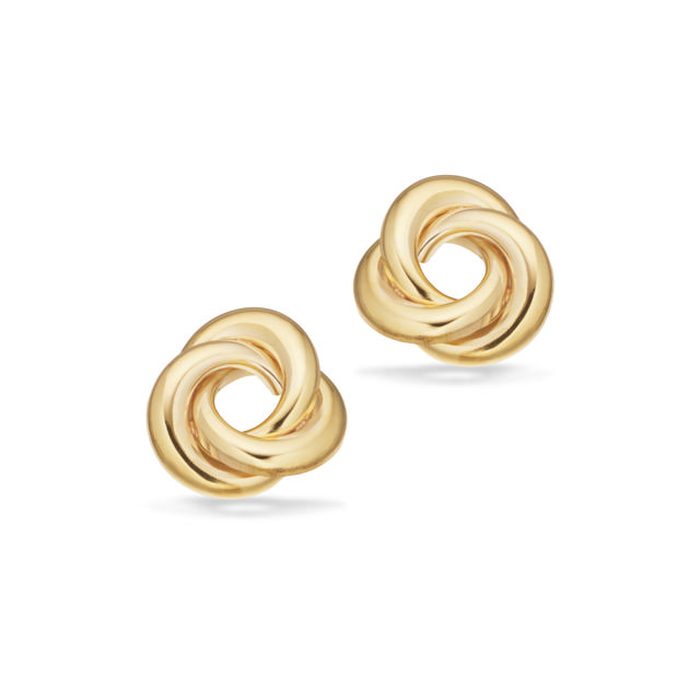 *Øreringe knude 8 kt.