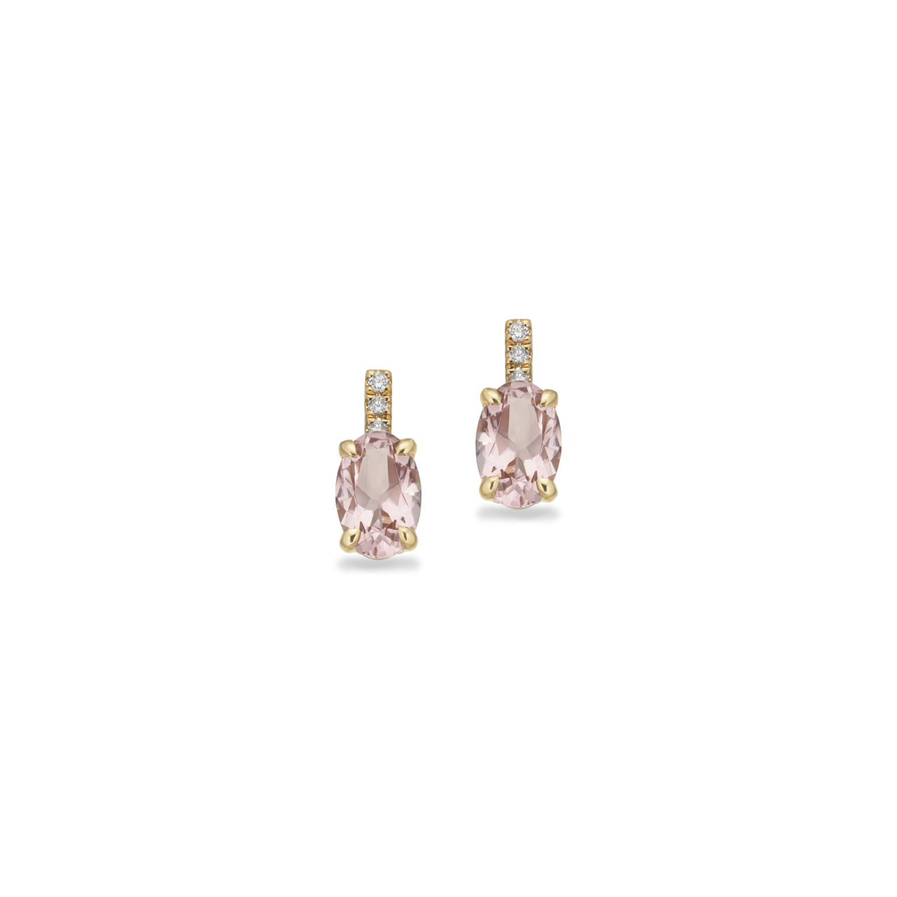 Earsticks 0,03 H-W/SI morganite 585 yell.