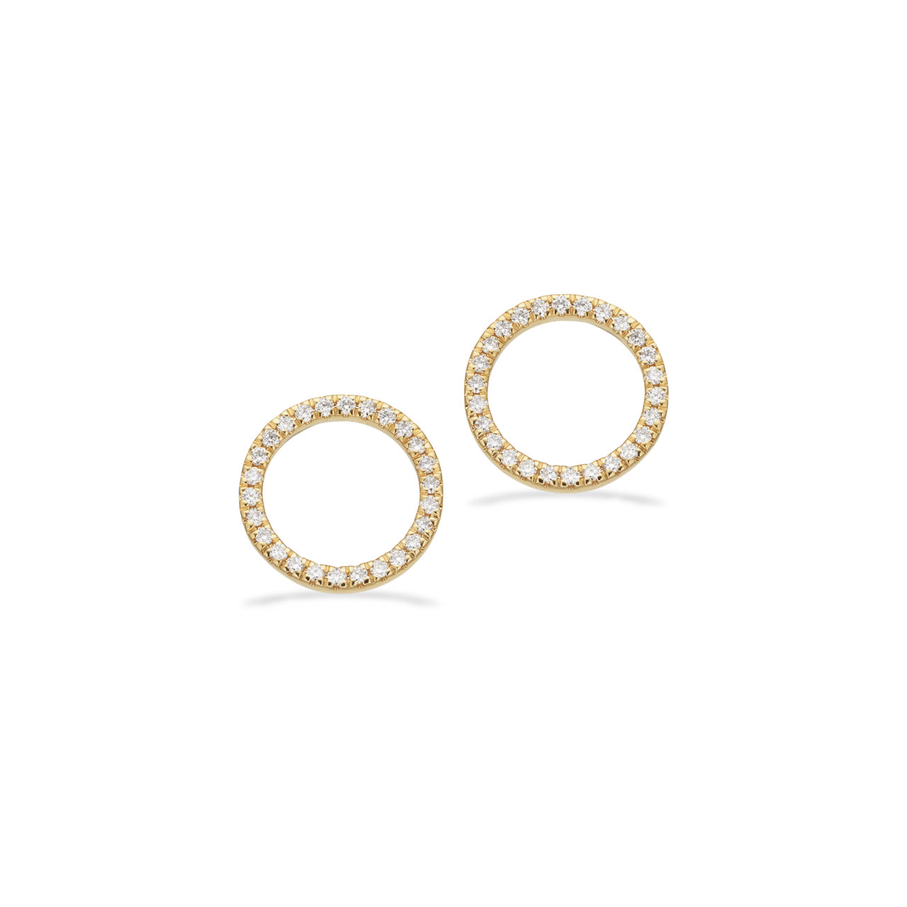 *Dazzling øreringe 0,18 H-W/SI 14 kt.