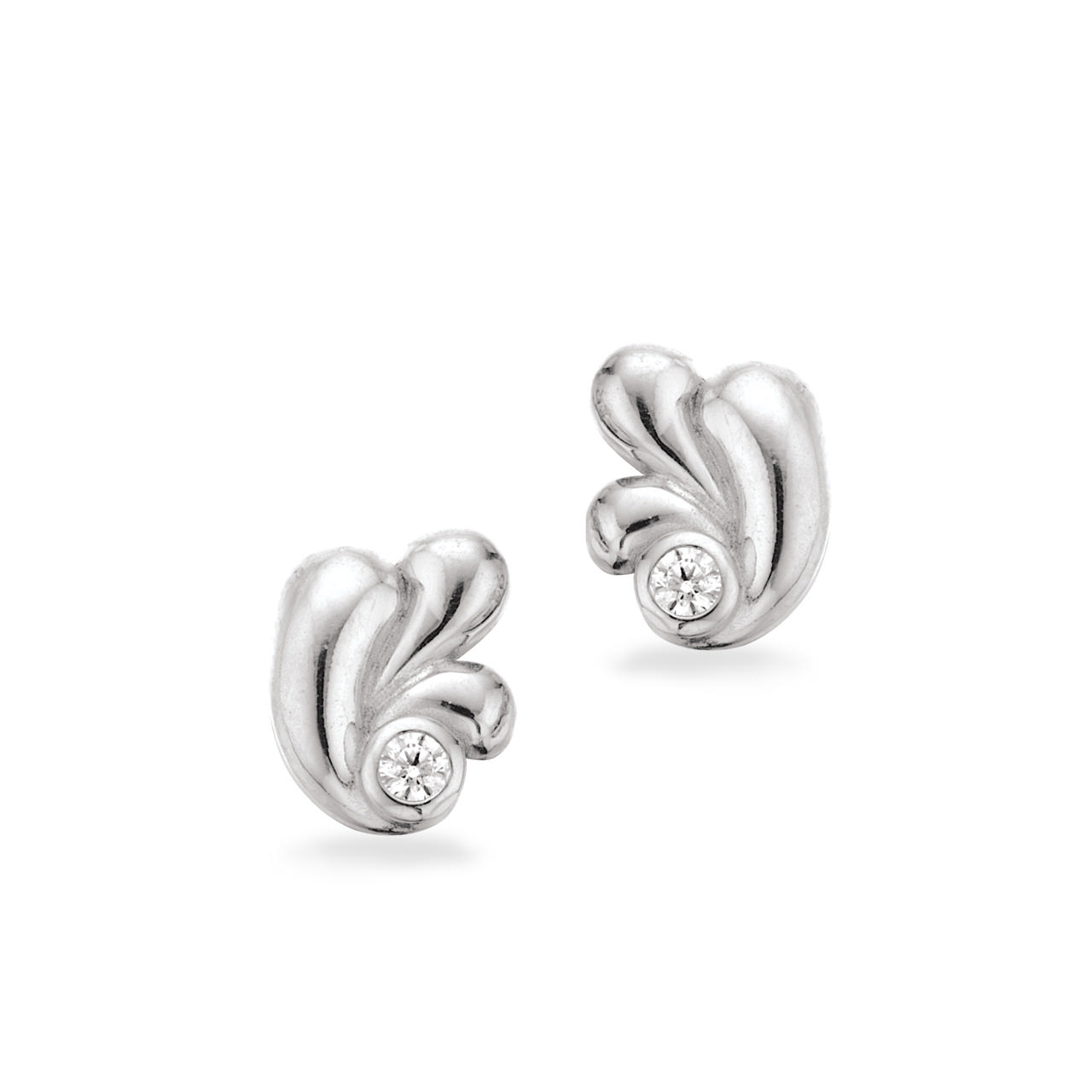 Earsticks zir. 925 platinium