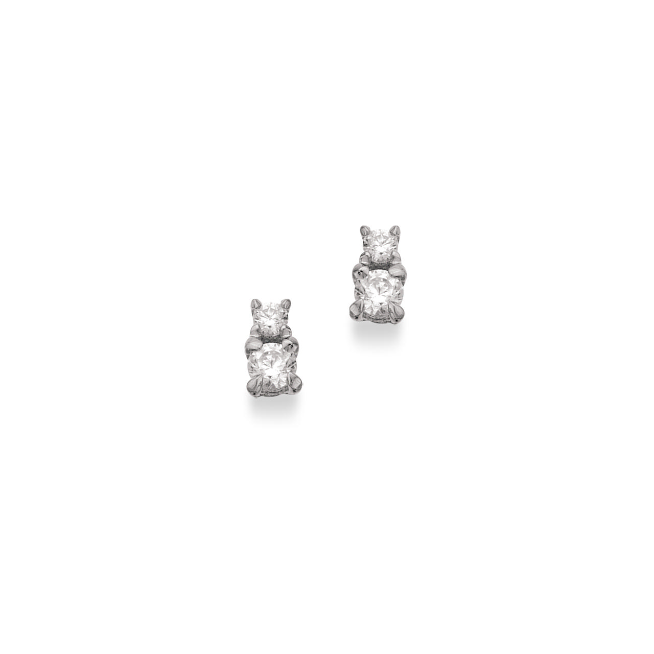 Earsticks zir. 925 platinium