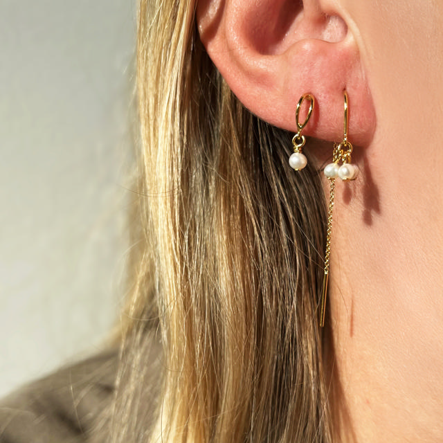 Earchain fwp. 925 goldplated