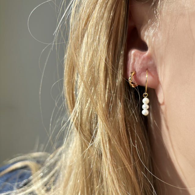 Hoop 925 goldplated