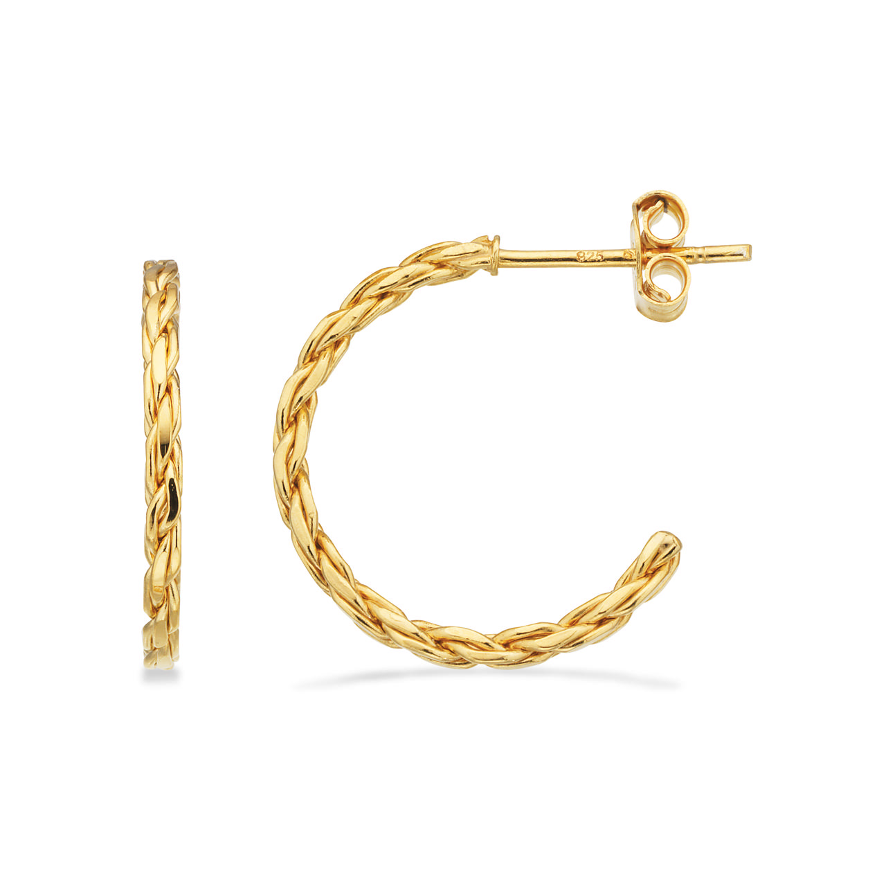 Hoops 925 goldplated