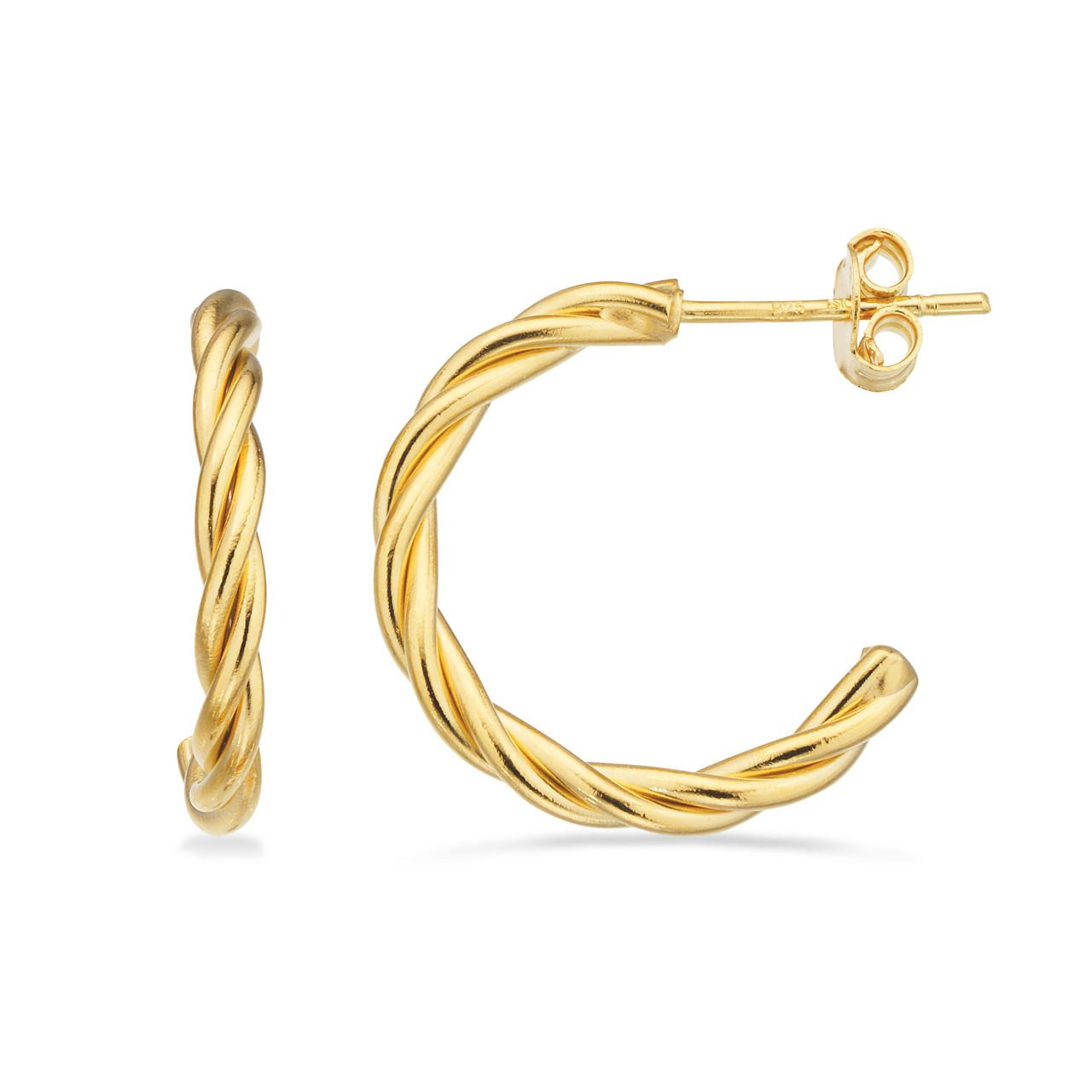 Hoops 925 goldplated