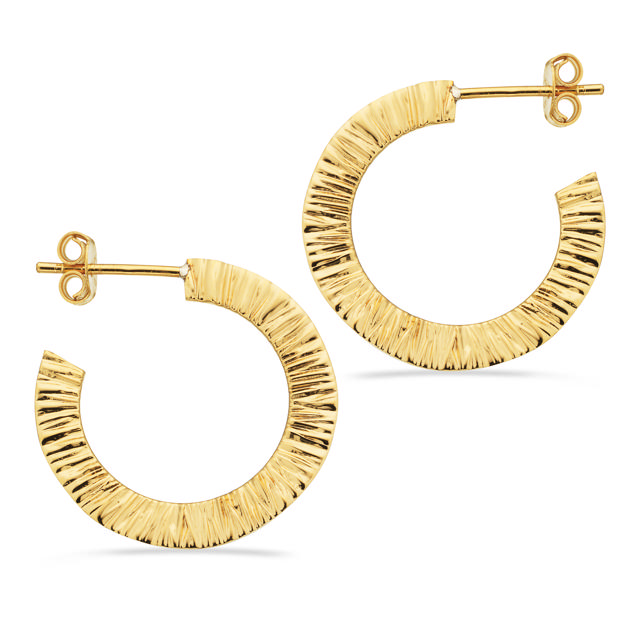 Hoops 925 goldplated