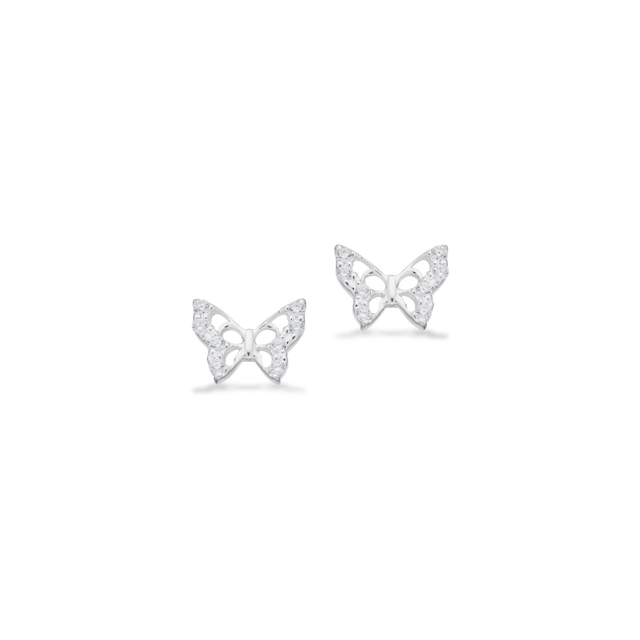 Earsticks butterfly zir. 925