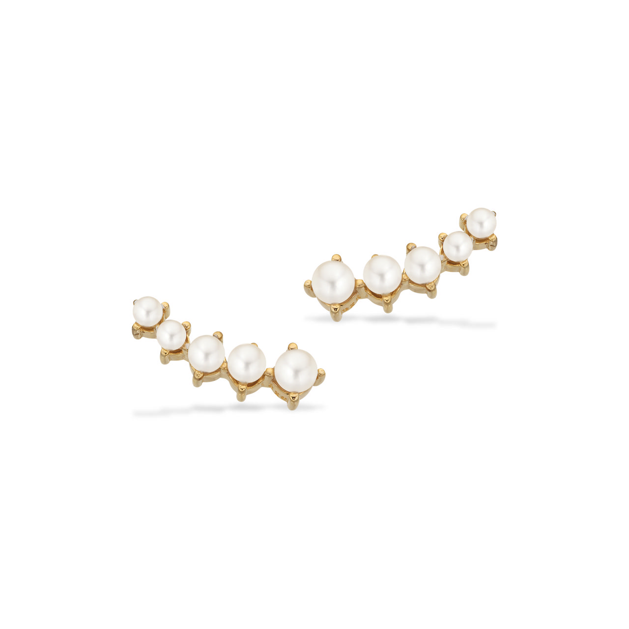 Earsticks pearls 925 goldplated