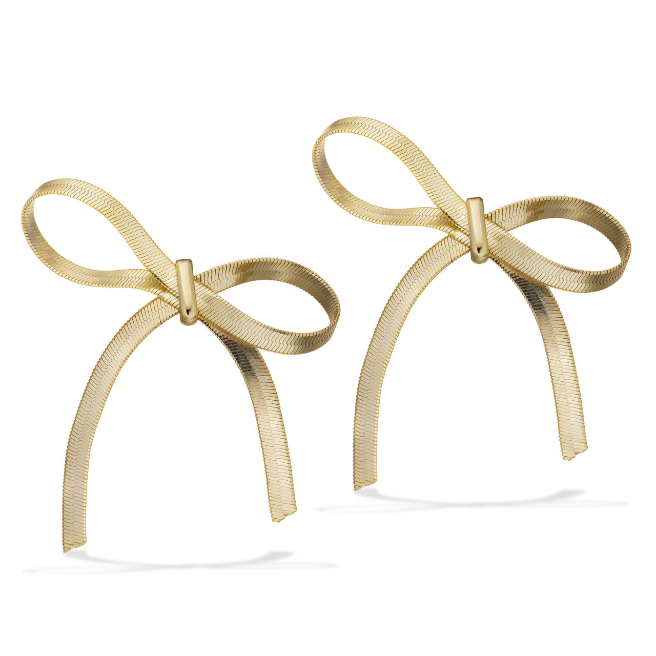 Earsticks bow 925 goldplated