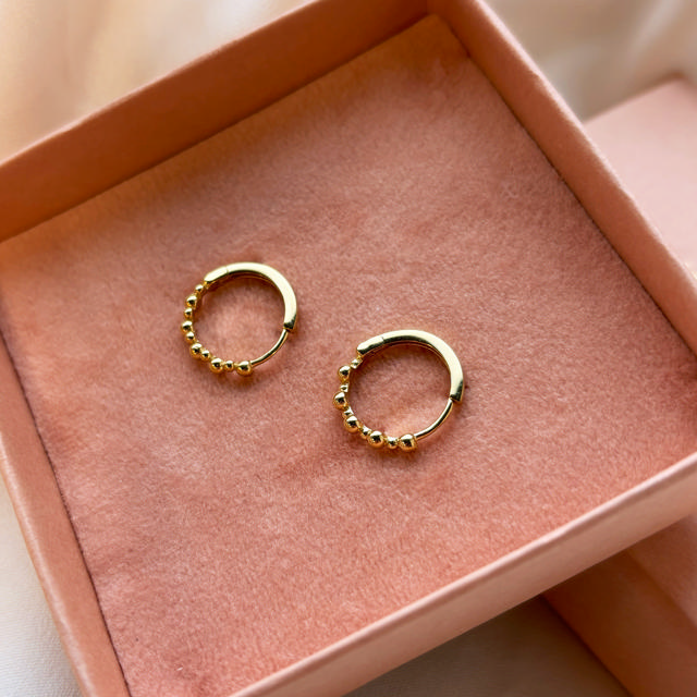 Hoops 925 goldplated