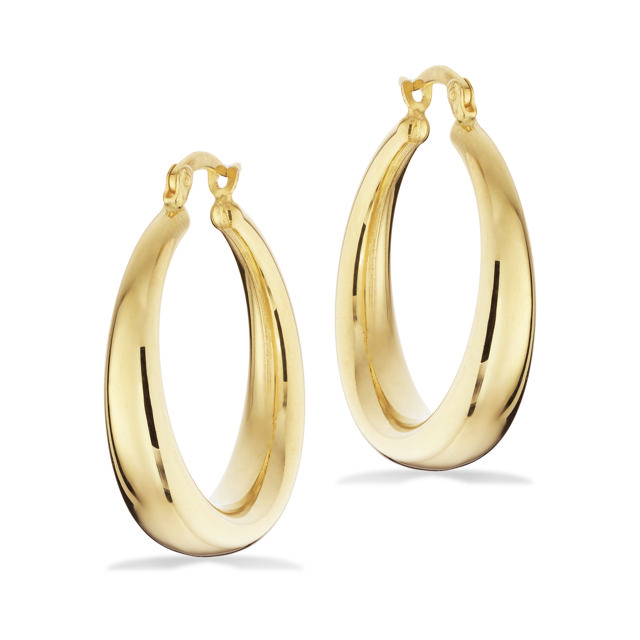 Hoops 925 goldplated