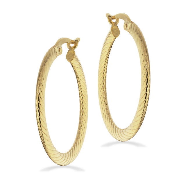 Hoops 925 goldplated