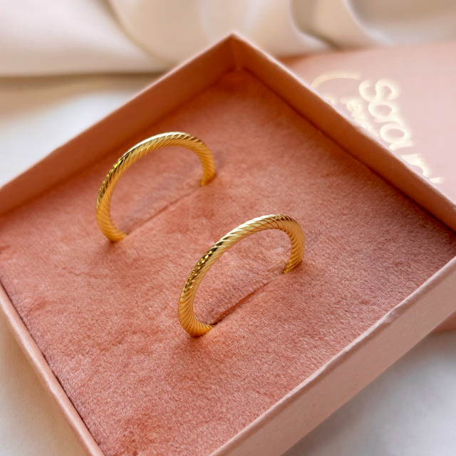 Hoops 925 goldplated