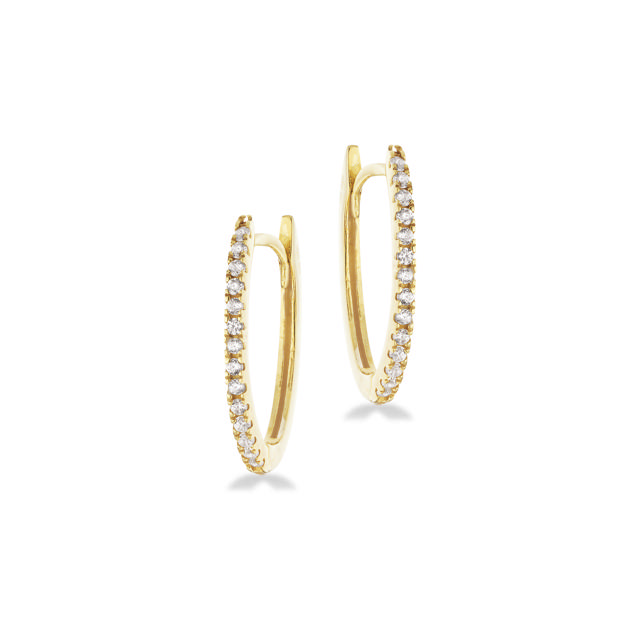 Hoops zir. 925 goldplated