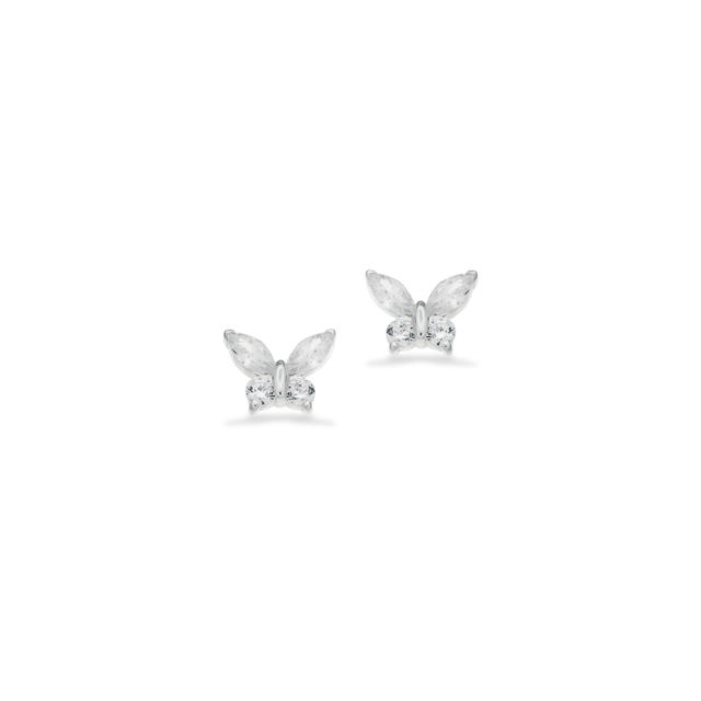 Earsticks butterfly zir. 925