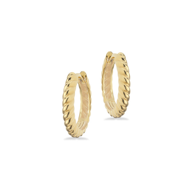 *Clip-creoler snoet 14 mm sølv fg.