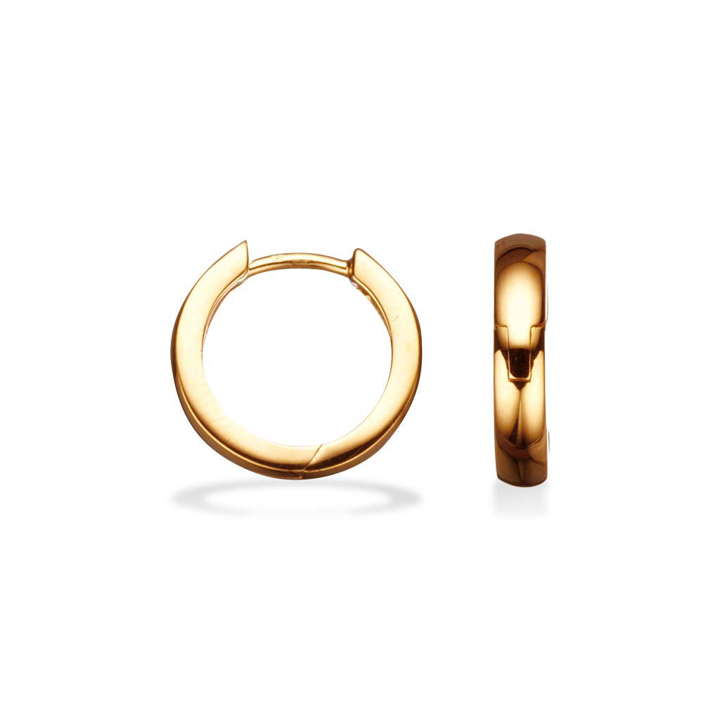 Clip-creoler 3 x 14 mm. 8 kt.
