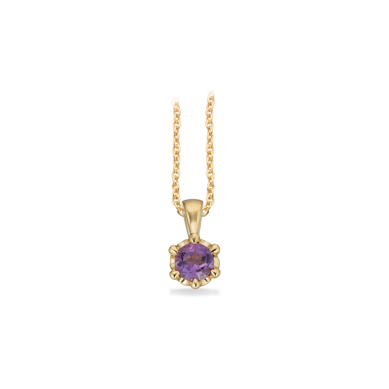 Pendant amethyst 333 yell.