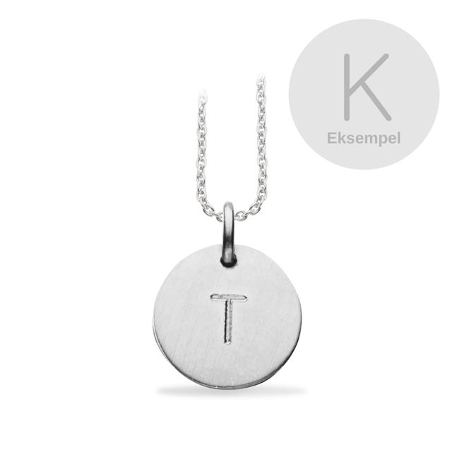 #TagMe rund K 13 mm sølv m/kæde