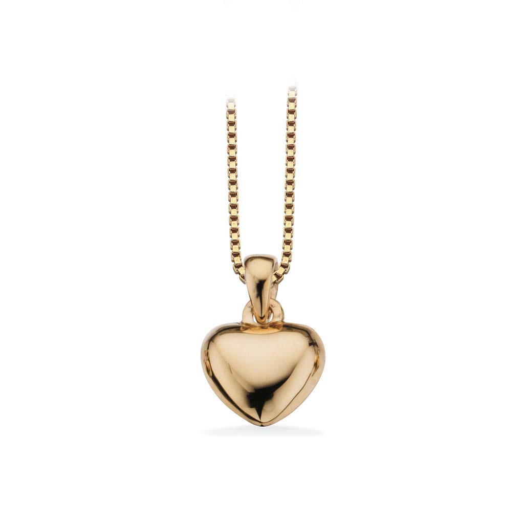 Pendant heart 925 goldplated
