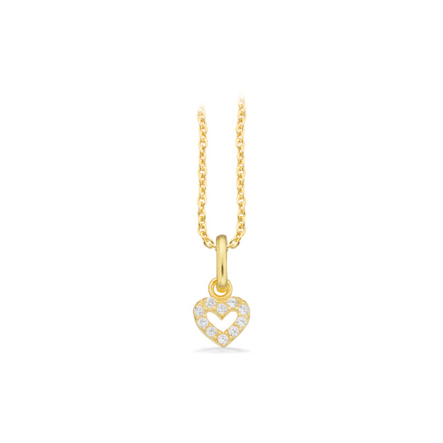 Pendant zir. 925 goldplated