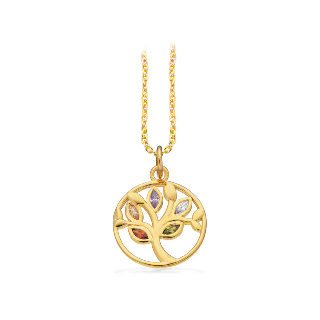 Pendant zir. 925 goldplated