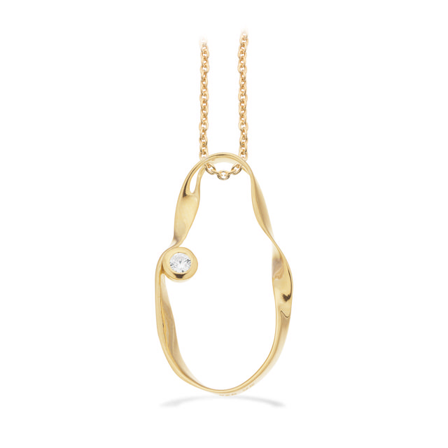 Pendant zir. 925 goldplated