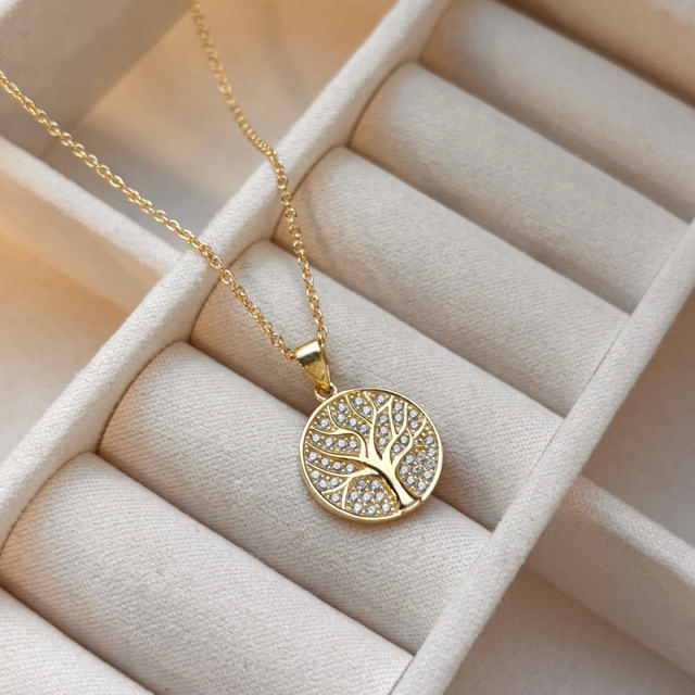 Pendant zir. 925 goldplated