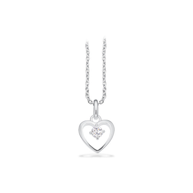 Pendant heart zir. 925