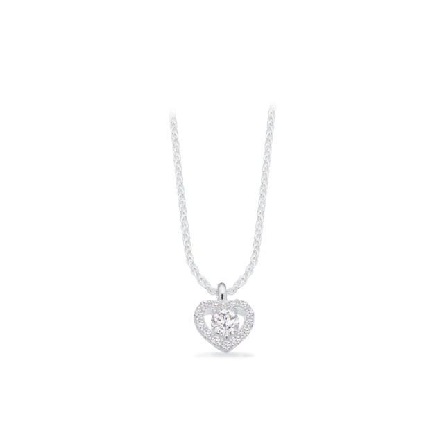 Pendant heart zir. 925