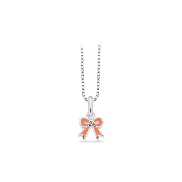 Pendant rose bow 925