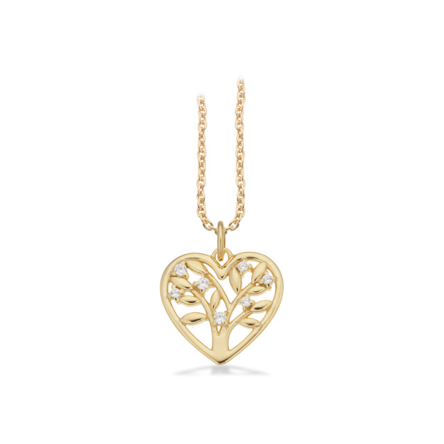 Pendant zir. 925 goldplated