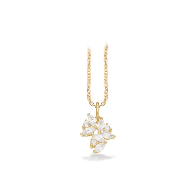 Pendant zir. 925 goldplated