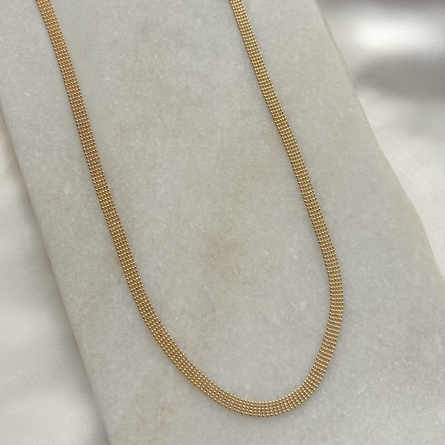 *Halskæde sølv fg 42 +3 cm