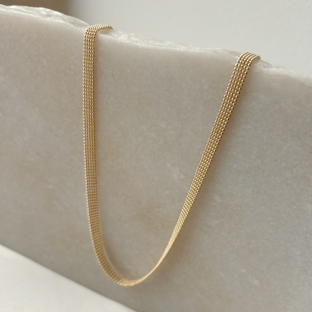 *Halskæde sølv fg 42 +3 cm