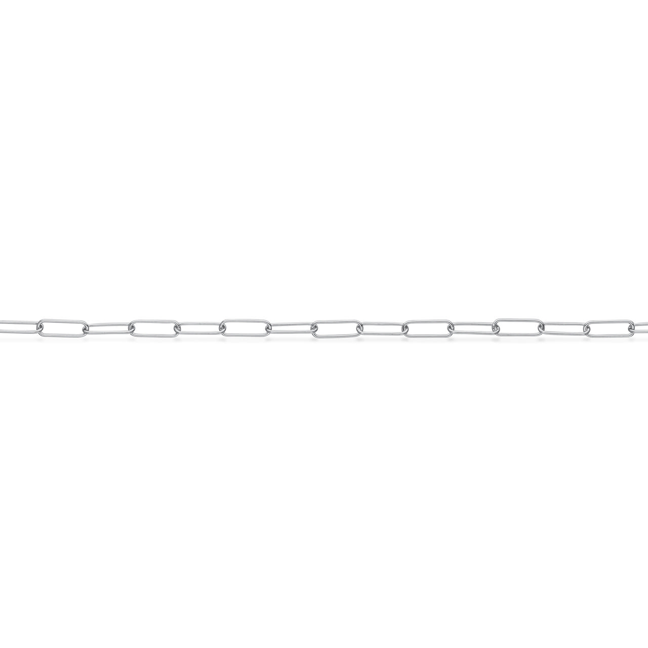 *Armbånd links sølv rh. 17+2 cm