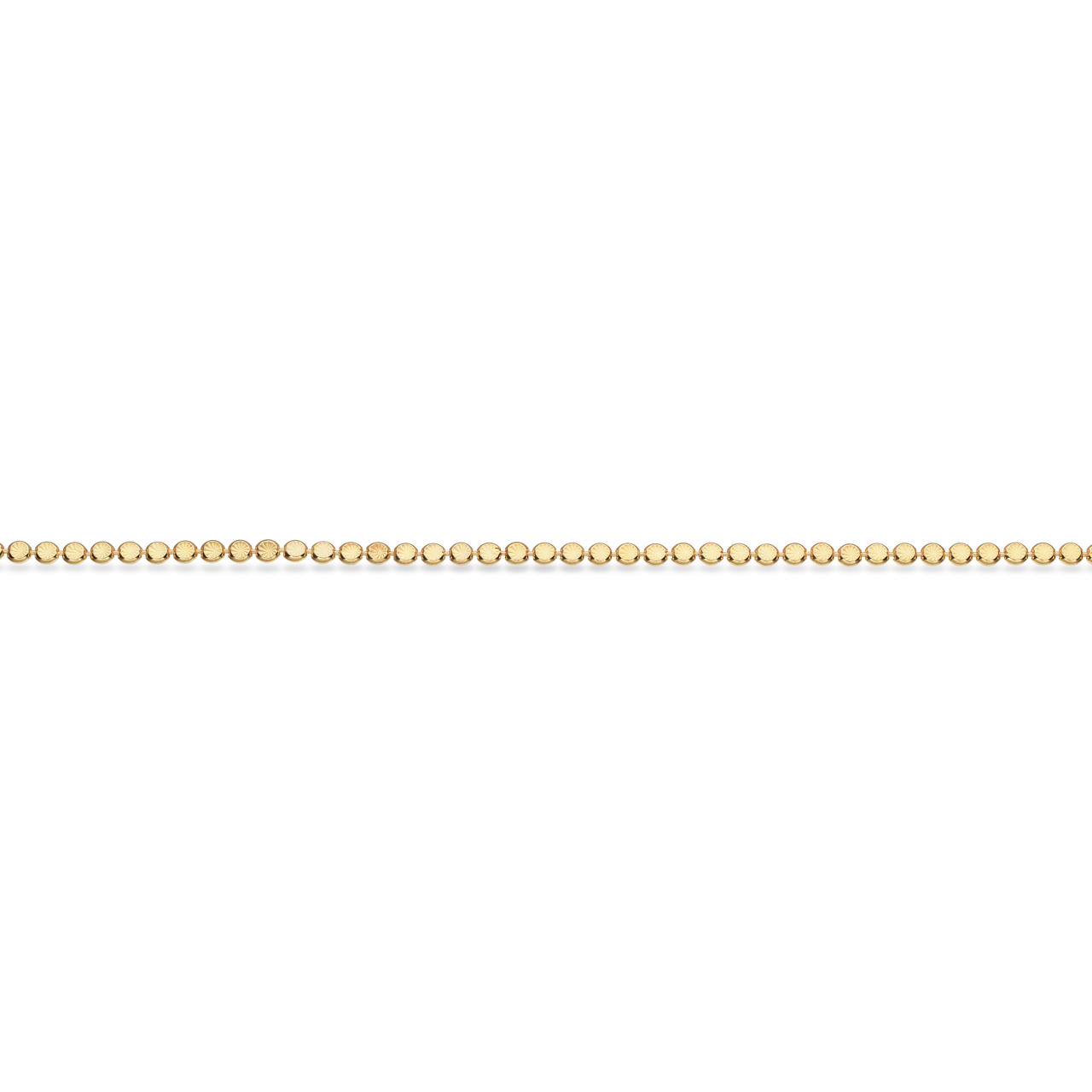 *Armbånd poletter sølv fg. 17+2 cm