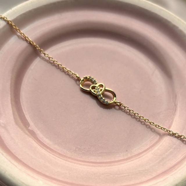 *SoHo armbånd uendelighed cubic zir. sølv fg. 17+2 cm