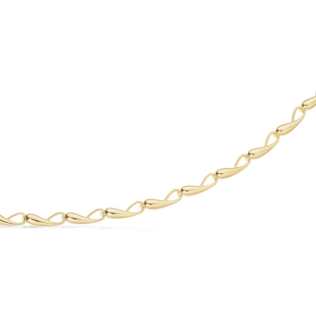 Necklace 925 goldplated 42+3 cm