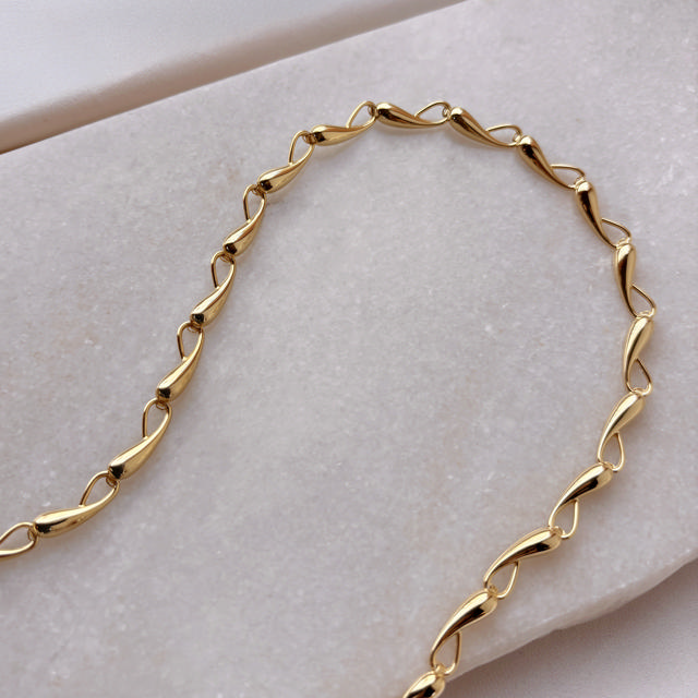 Necklace 925 goldplated 42+3 cm