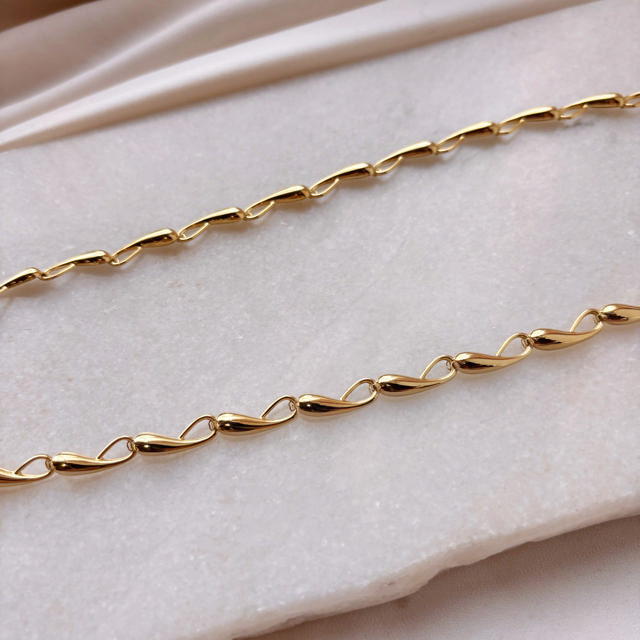 Necklace 925 goldplated 42+3 cm