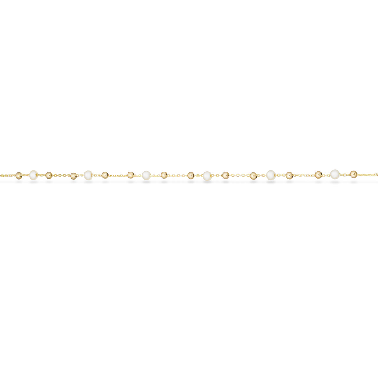*Armbånd kugler fkp.17+2 cm  8 kt.