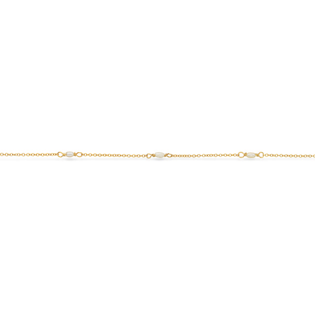 Anklet fwp. 925 goldplated