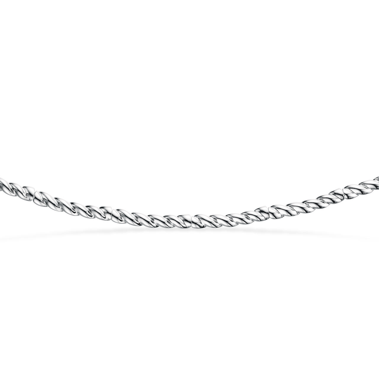 Collier snoet sølv 