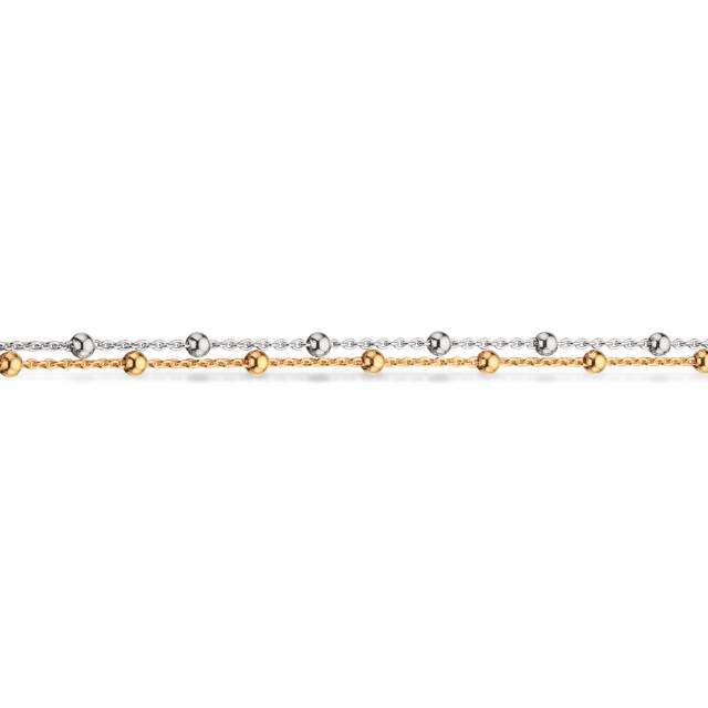 Bracelet 925 rho./goldplated