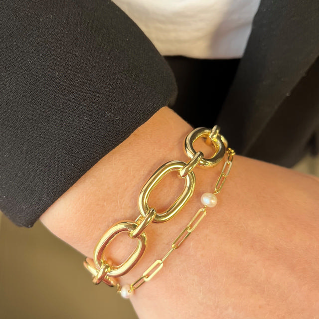 Armbånd sølv fg. 18+3 cm
