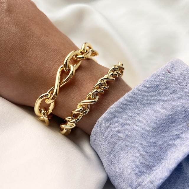 Armbånd sølv fg. 17,5+2,5 cm