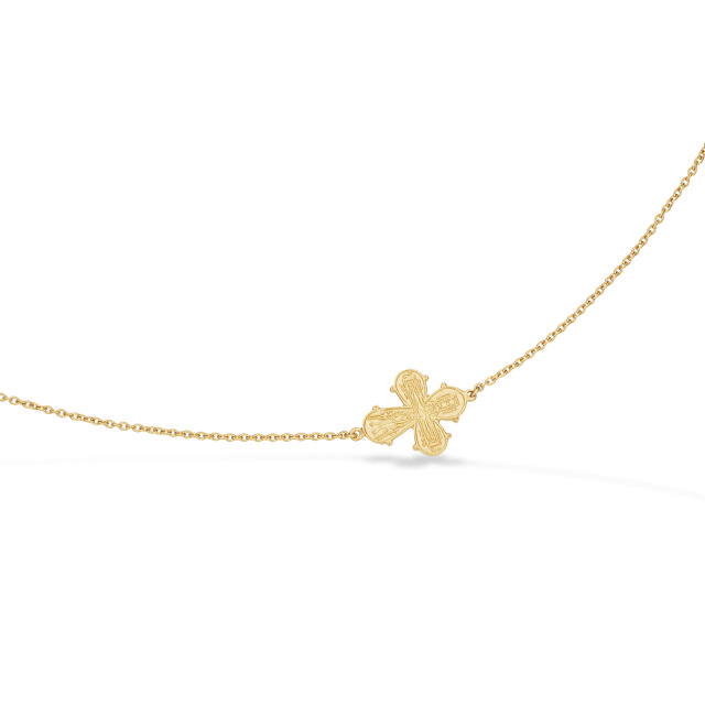 *Armbånd Dagmarkors 18x16 mm blank sølv fg. 17+2cm