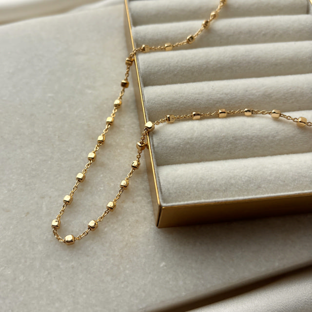 *Halskæde sølv fg. 42 +3 cm