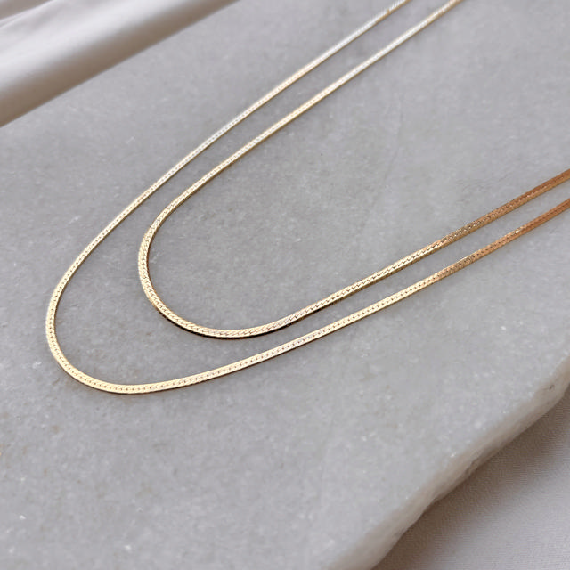 *Halskæde db række magic sølv fg 42 +3 cm